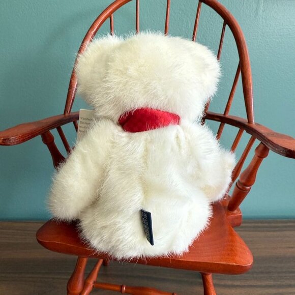 Vtg 90's Boyds Bears Valerie B Bearhugs w Tags Hearts Red White 510301 Teddy 10" - Picture 3 of 10
